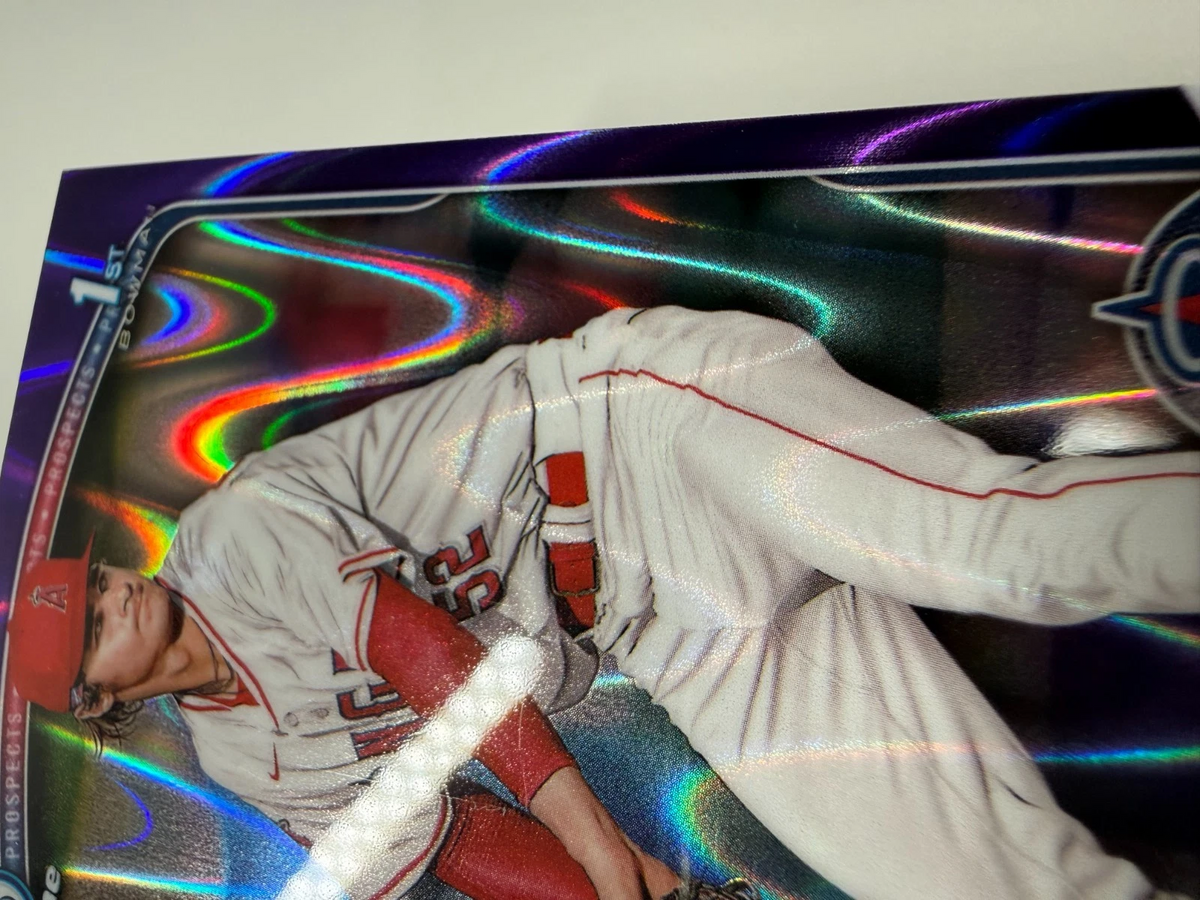 George Klassen 2025 Bowman Chrome 1st Purple RayWave Refractor /250 #BCP-63