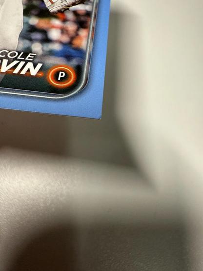 Cole Irvin 2024 Topps Baseball Update Father’s Day Blue /50 #US138 Orioles