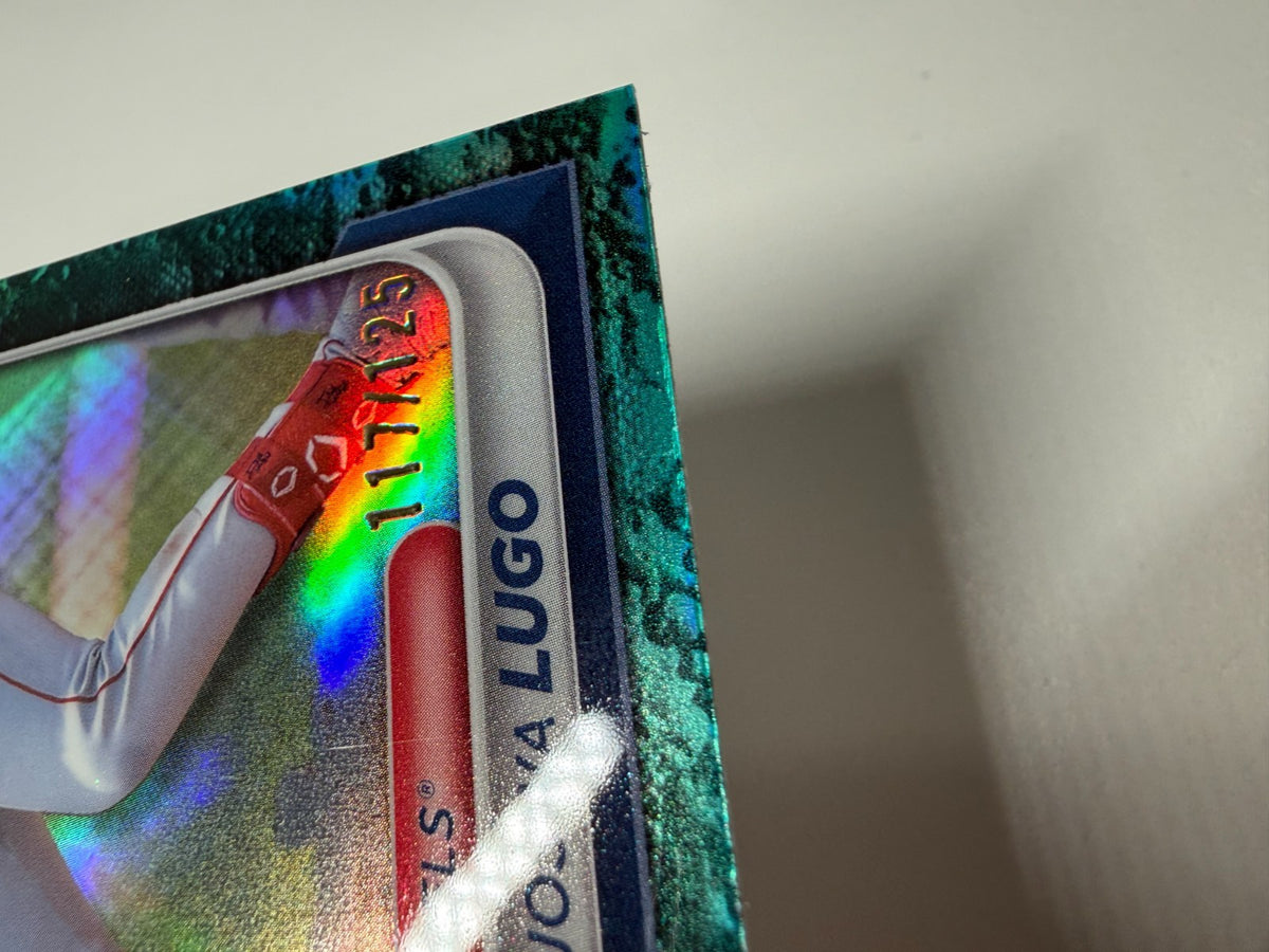 Joswa Lugo 2024 Bowman Draft Chrome Aqua Lunar Refractor /125 #BDC-93 Angels
