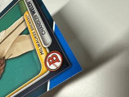 Chandler Welch 2024 Bowman Draft 1st Paper Blue /150 #BD-103 Brewers
