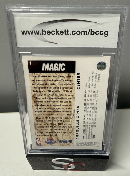 Shaquille O'Neal 1992-93 Upper Deck Rookie Draft Pick BCCG 10 #1