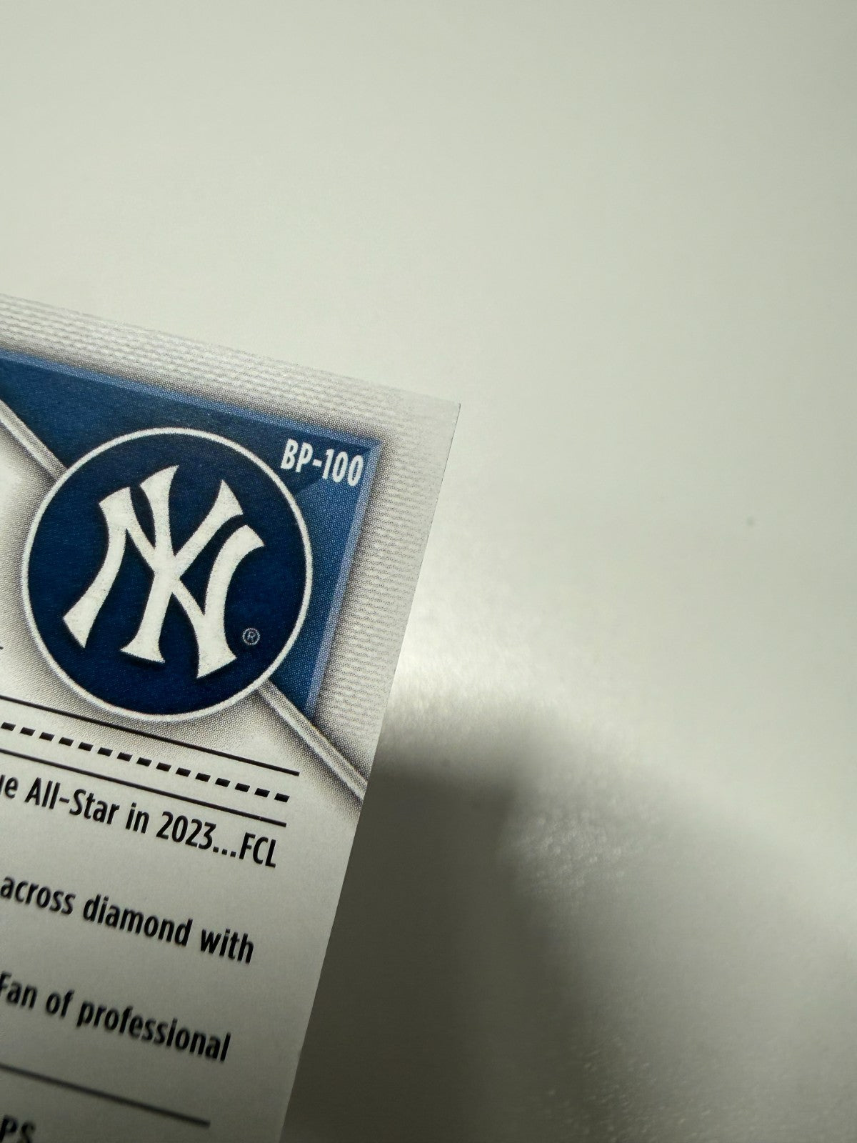 Roderick Arias 2024 Bowman Paper Prospect Pink /175 #BP-100 Yankees