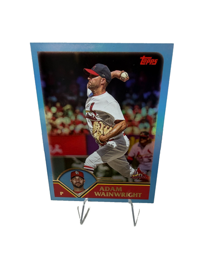Adam Wainwright 2023 Topps Archives Blue Foil /25 #211 Cardinals