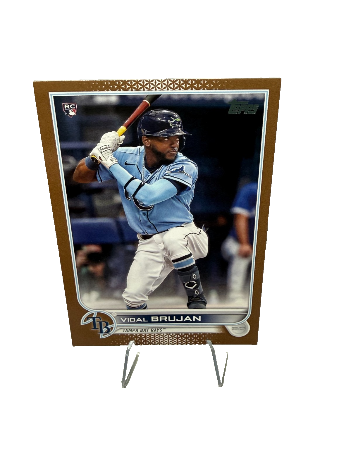 Vidal Bujan 2022 Topps Series One Gold RC /2022 #25 Rays