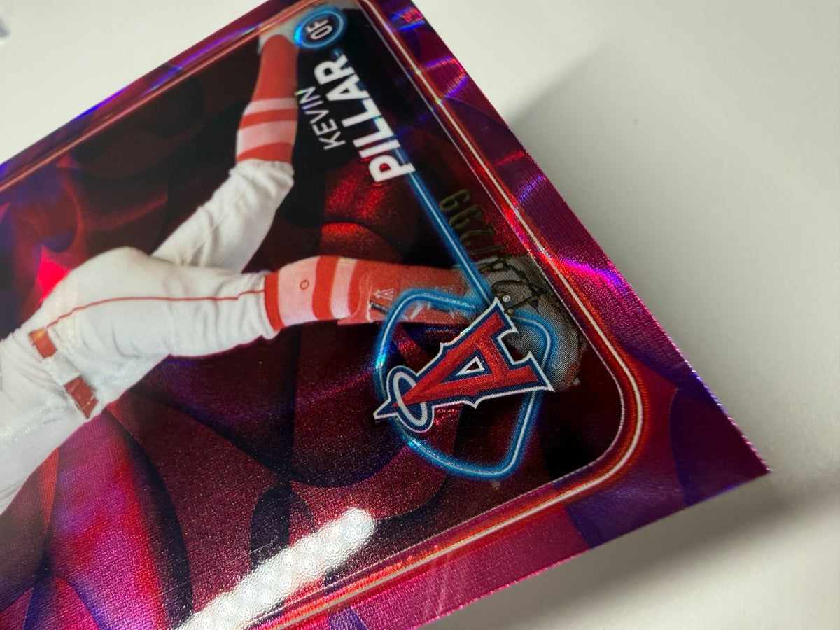 Kevin Pillar 2024 Topps Chrome Magenta Purple Lava Lamp Refractor /299 #USC65