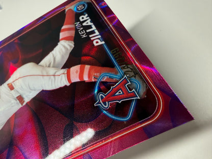 Kevin Pillar 2024 Topps Chrome Magenta Purple Lava Lamp Refractor /299 #USC65