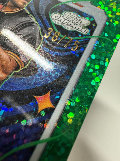 Jared Jones 2024 Topps Cosmic Chrome Green Space Dust Refractor RC /75 #163