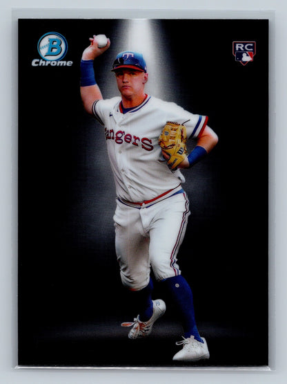 Josh Jung 2023 Bowman Chrome Bowman Spotlights RC #BS-18 Rangers
