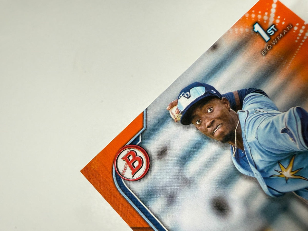 Alejandro Pie 2022 Bowman 1st Paper Orange /25 #BP-99 Rays