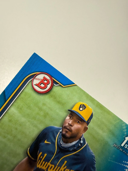Branlyn Jaraba 2022 Bowman 1st Paper Blue /150 #BD-15 Brewers