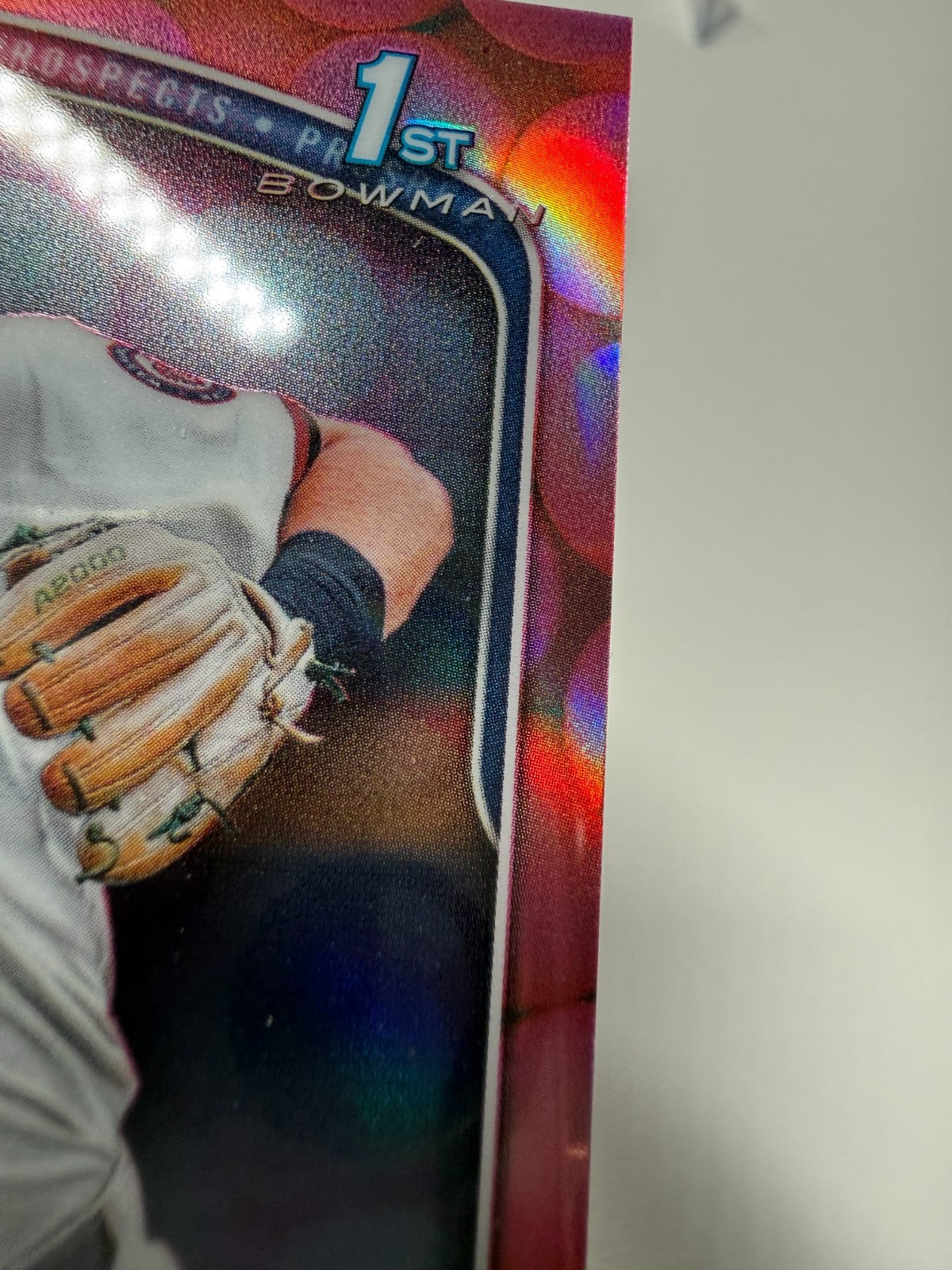 Luke Dickerson 2025 Bowman Chrome 1st Snack Pack Bubble Gum Refractor Auto /5