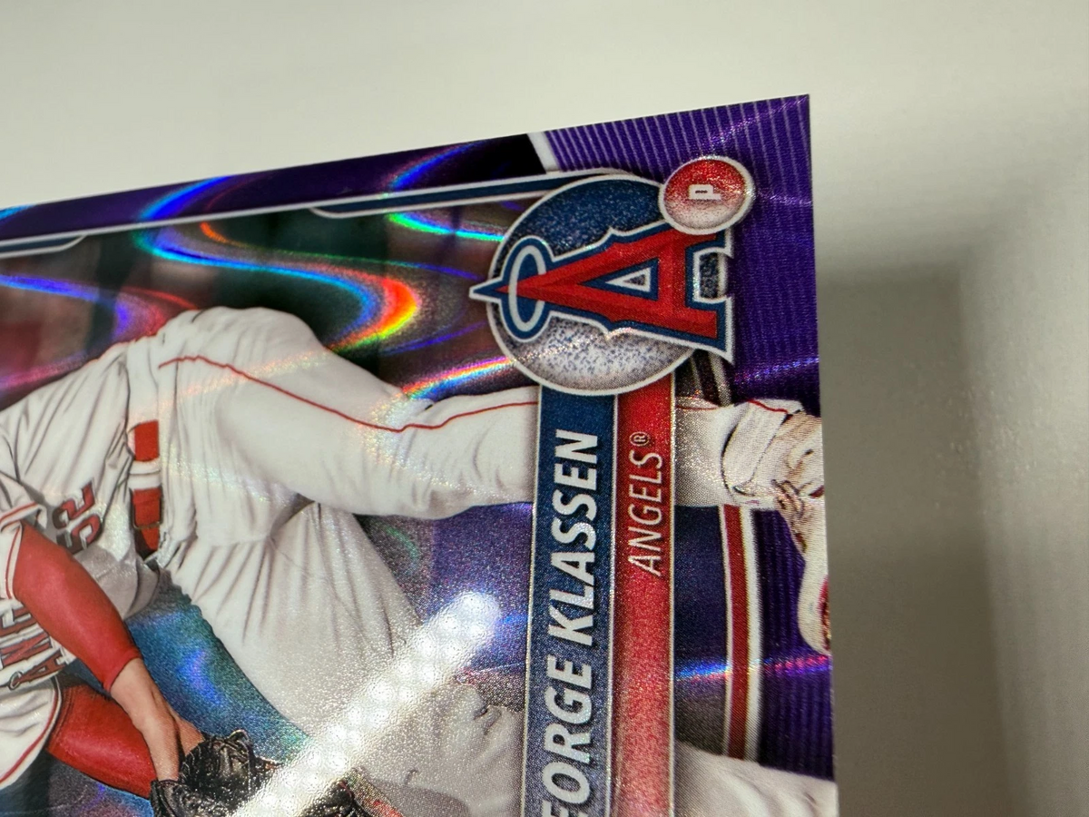 George Klassen 2025 Bowman Chrome 1st Purple RayWave Refractor /250 #BCP-63