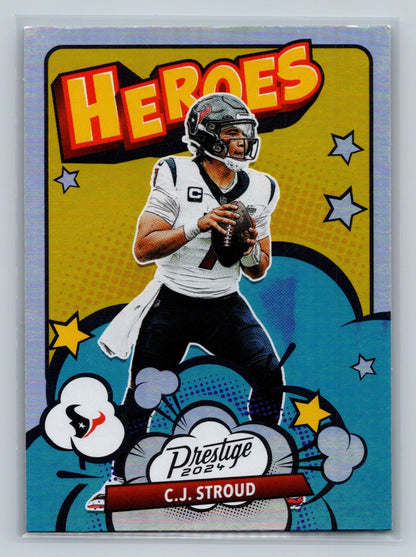 C.J. Stroud 2024 Panini Prestige Heroes #2 Texans
