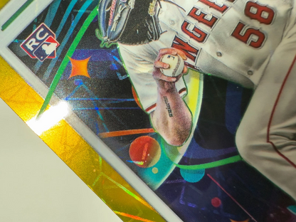 Davis Daniel 2024 Topps Cosmic Chrome Gold Interstellar Refractor RC /50 #103