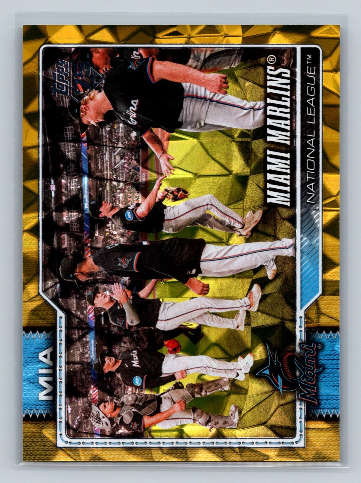 2026 Topps Series 2 Gold Diamante Foil /50 #522 Miami Marlins
