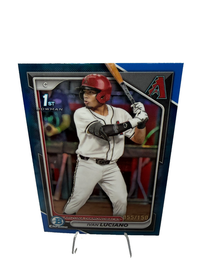 Ivan Luciano 2024 Bowman Draft Chrome 1st Blue Refractor /150 #BDC-29