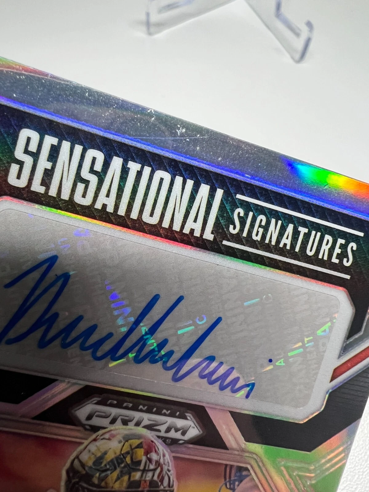 Durell Nchami 2023 Prizm Draft Picks Sensational Signatures Silver Auto #SS-DUN