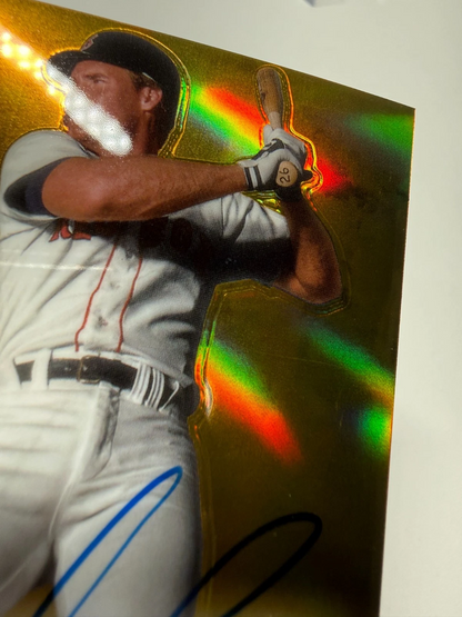 Wade Boggs 2025 Topps Stadium Club Chrome Gold Refractor Auto /50 #SCCA-WB
