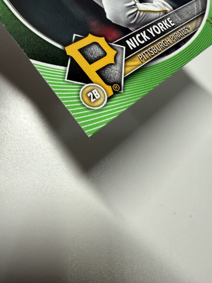 Nick Yorke 2025 Bowman Neon Green RC /399 #97 Pirates