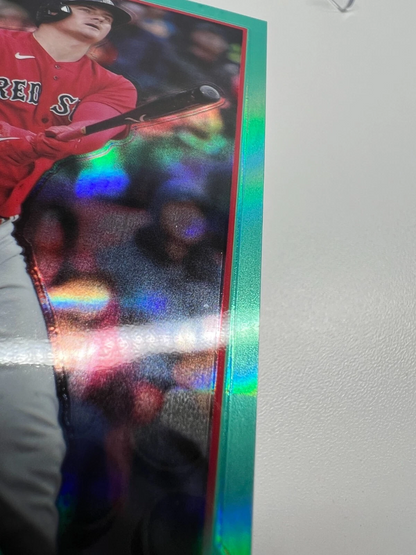 Reese McGuire 2023 Topps Chrome Update Aqua Refractor /199 #USC58 Red Sox