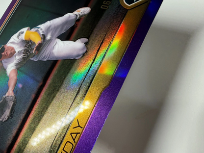 Jj Bleday 2025 Topps Chrome Purple Refractor /250 #183 Athletics