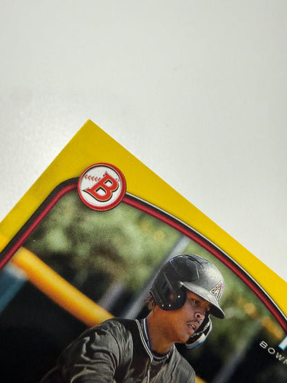 Christian Cerda 2023 Bowman 1st Paper Prospect Yellow /75 #BCP-56 Diamondbacks
