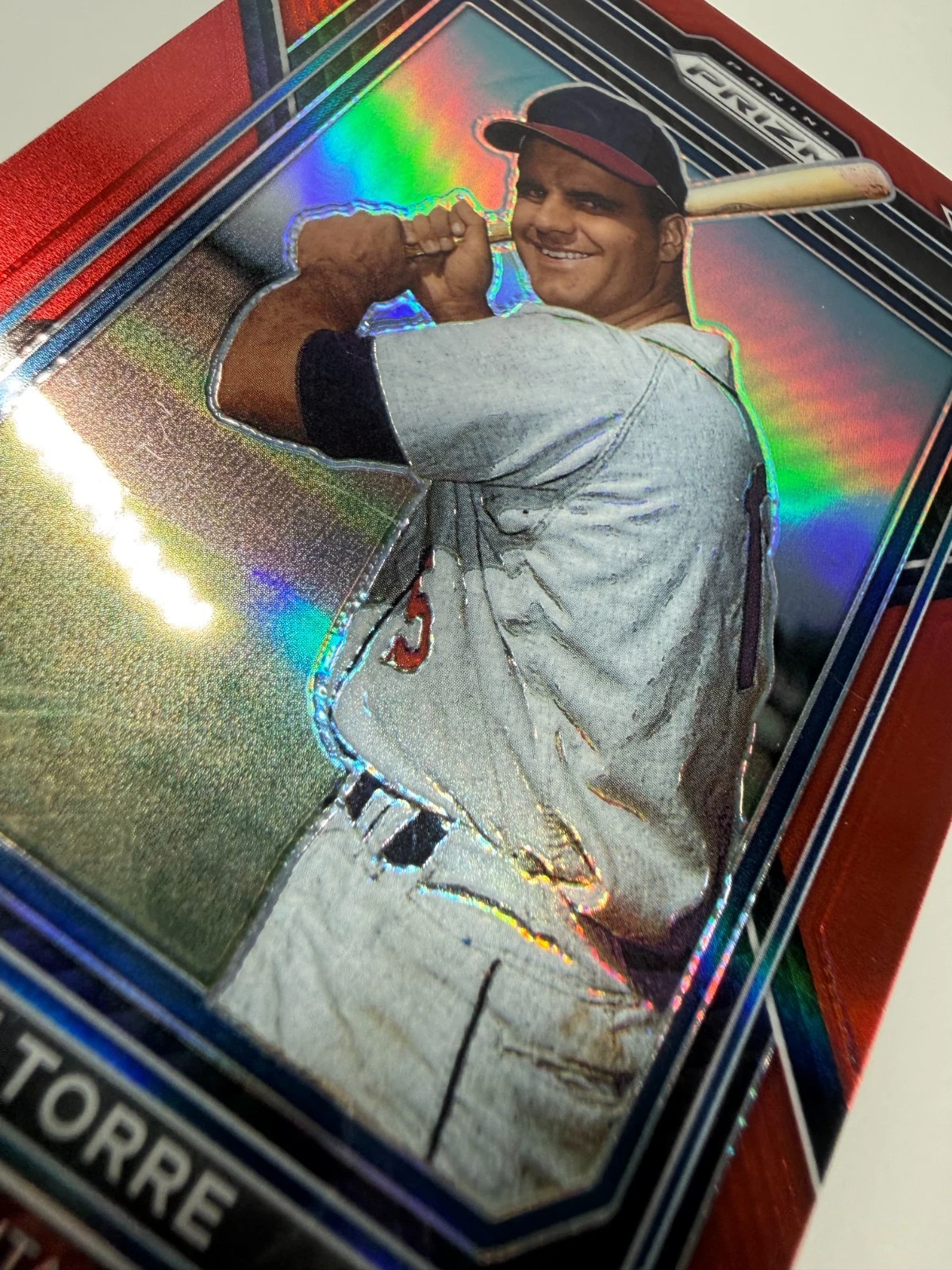 Joe Torre 2023 Panini Prizm Red /199 #292 Braves