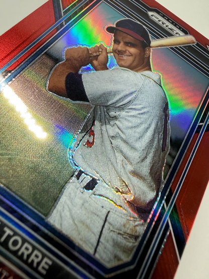 Joe Torre 2023 Panini Prizm Red /199 #292 Braves