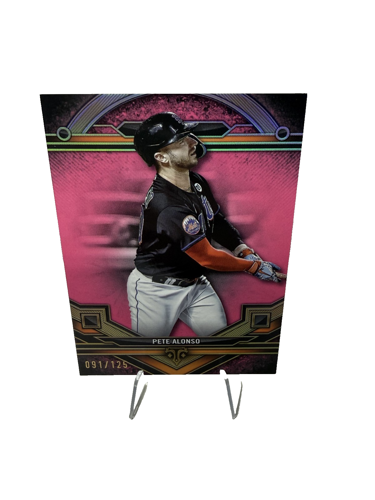 Pete Alonso 2024 Topps Triple Threads Tourmaline /125 #58 Mets