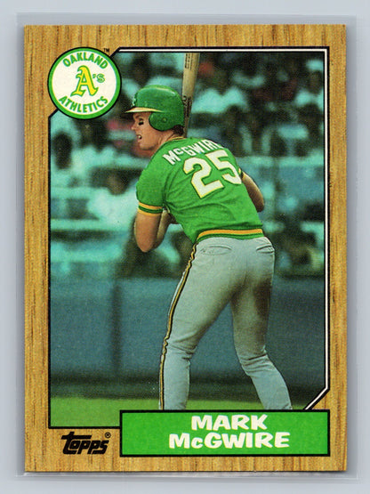 Mark McGwire 1987 Topps #366 Athletics