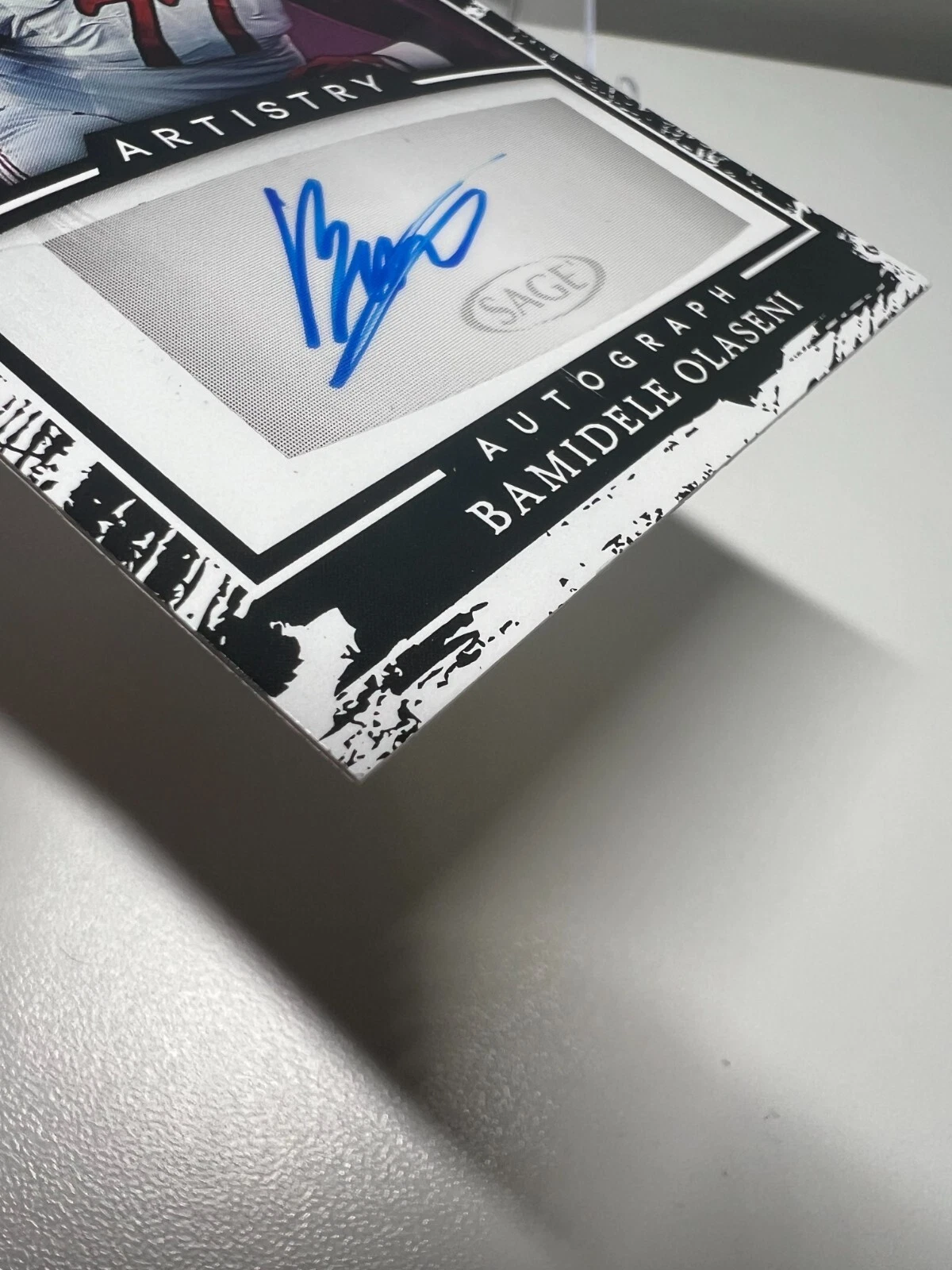 Bamidele Olaseni 2022 Sage Artistry Auto #ABO Jaguars