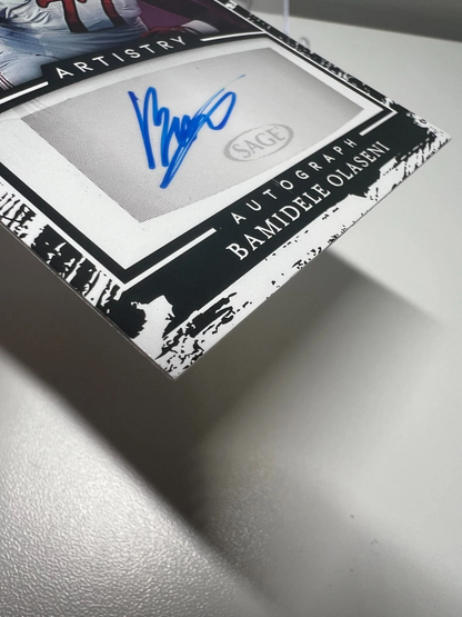 Bamidele Olaseni 2022 Sage Artistry Auto #ABO Jaguars