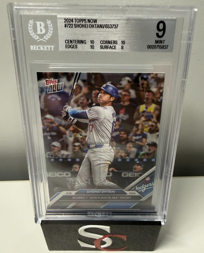 Shohei Ohtani 2024 Topps Now #722 Dodgers BGS 9