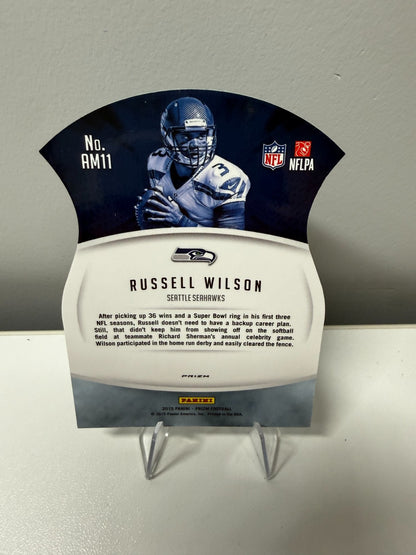 Russell Wilson 2015 Panini Prizm Air Marshals Silver Prizm #AM11 Seahawks
