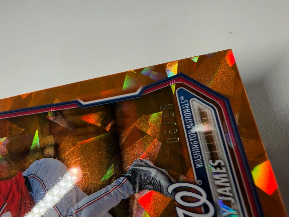 Coy James 2026 Bowman Chrome 1st Sapphire Orange /25 #BCP-33 Nationals