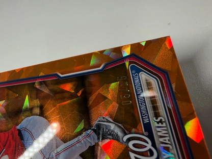 Coy James 2026 Bowman Chrome 1st Sapphire Orange /25 #BCP-33 Nationals