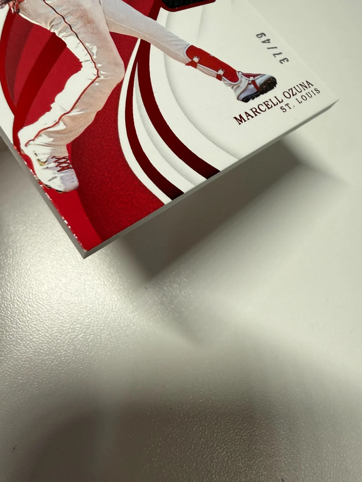 Marcell Ozuna 2019 Immaculate Collection Red Patch /49 #125 Cardinals