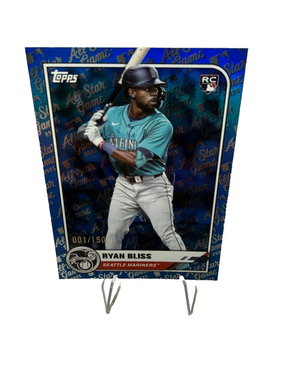 Ryan Bliss 2025 Topps All Star Game Blue Foil RC /150 #17 Mariners