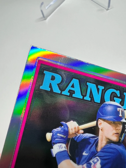 Josh Jung 2023 Topps Chrome 35th Anniversary Refractor RC #88BC-15 Rangers