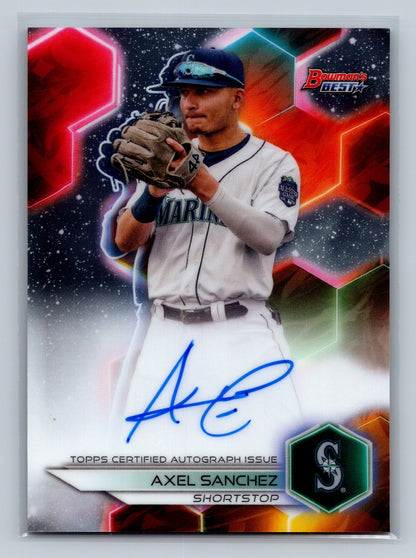 Axel Sanchez 2023 Bowman's Best Auto #B23-AS Mariners