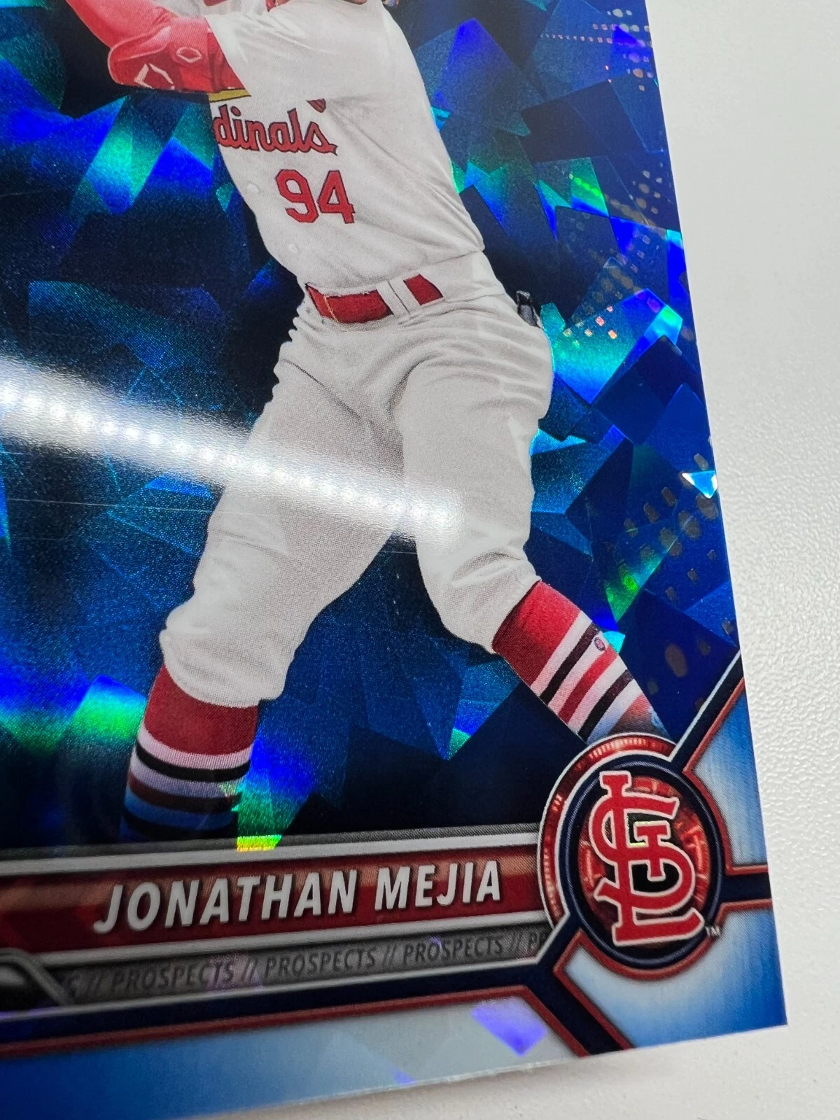 Jonathan Mejia 2022 Bowman Draft Chrome Sapphire #BDC-186 Cardinals