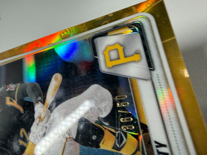 Travis Swaggerty 2020 Bowman Draft Chrome Gold Refractor /50 #BD-47 Pirates