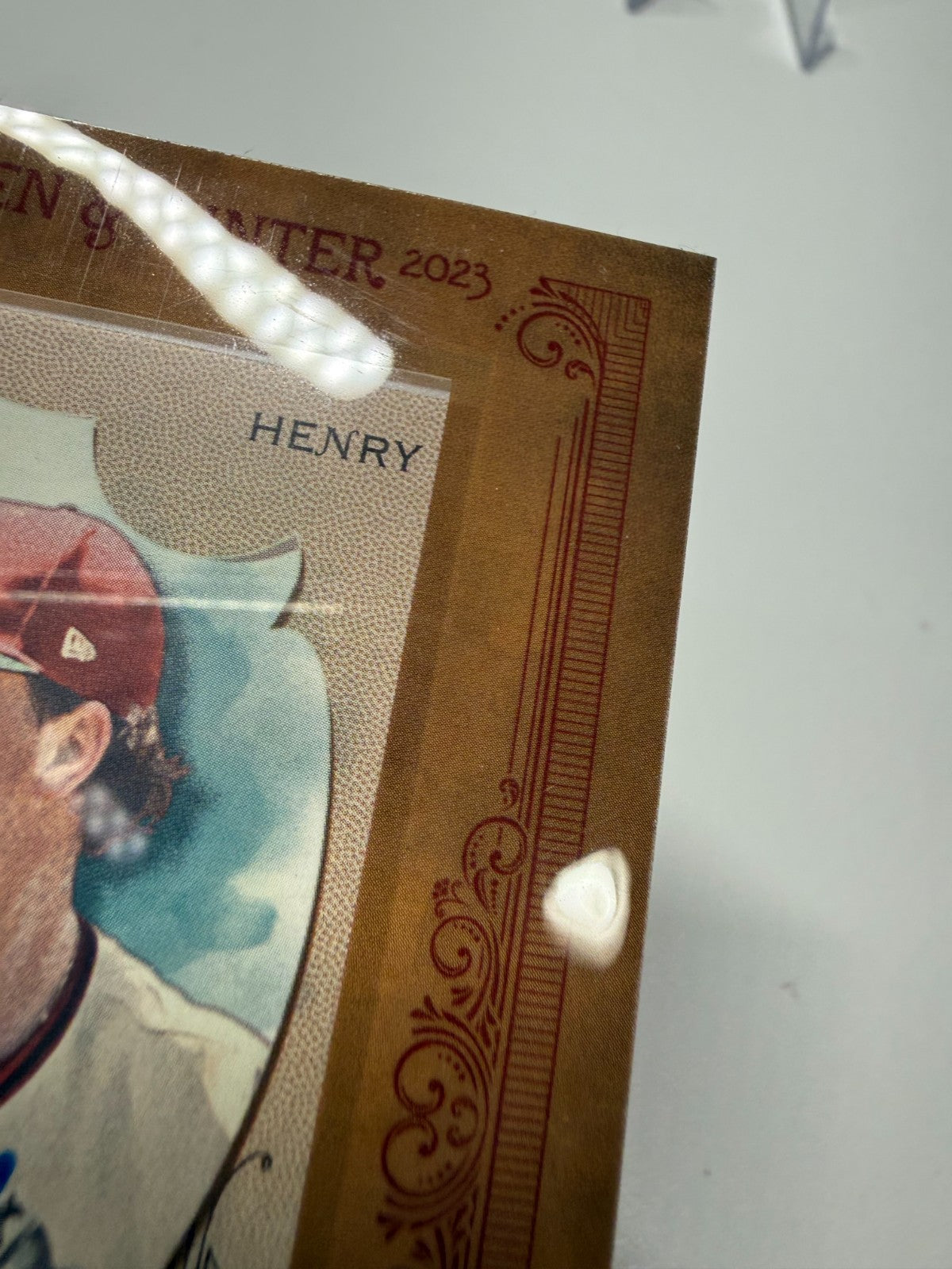 Tommy Henry 2023 Topps Allen & Ginter Framed Mini Auto RC #MA-TH Diamondbacks