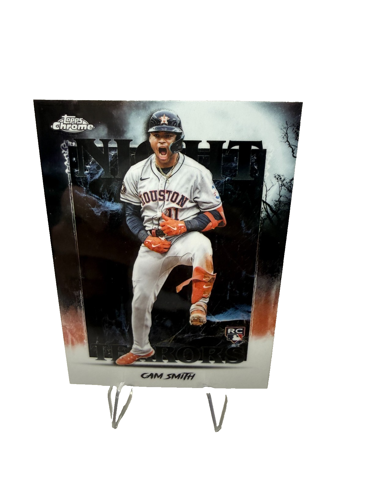 Cam Smith 2025 Topps Chrome Night Terrors RC #NT-19 Astros