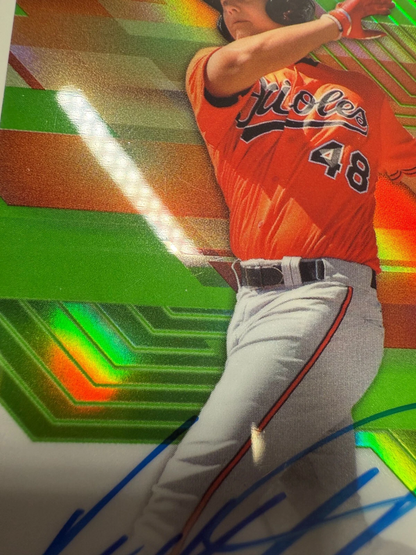 Ryan Mountcastle 2017 Bowman Best Prospect Green Refractor Auto /99 #B17-RM