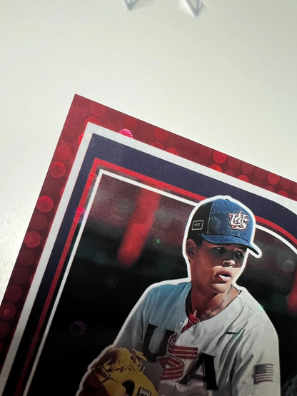 Matthew Champion 2024 Panini Stars & Stripes Red Disco /199 #35