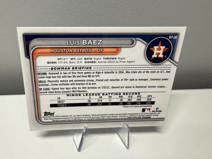 Luis Baez 2024 Bowman Chrome Prospect Purple Shimmer Refractor /250 #BCP-248