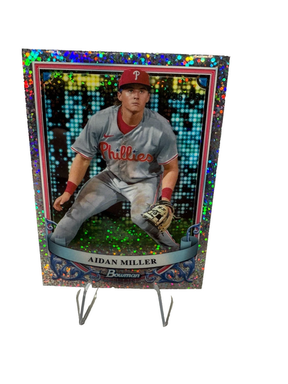 Aidan Miller 2024 Bowman Sterling Prospect Speckle Refractor /99 #BSP-12