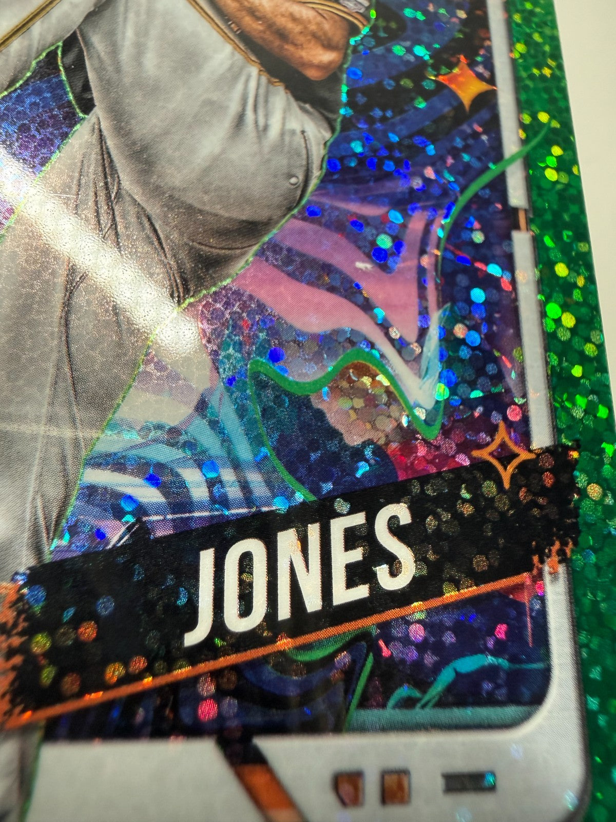 Jared Jones 2024 Topps Cosmic Chrome Green Space Dust Refractor RC /75 #163