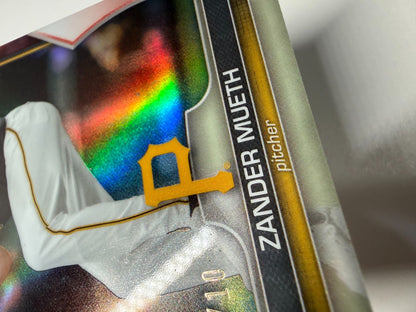 Zander Mueth 2023 Bowman Draft Chrome 1st Rose Gold Refractor /10 #BDC-131